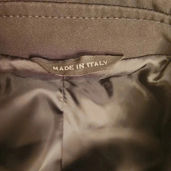 Spago Black Trench Belted Coat - Picture 2 of 9